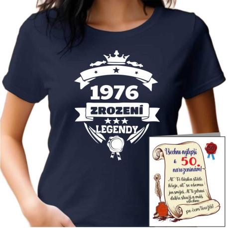 Originální dámské tričko – 1976 Zrození legendy