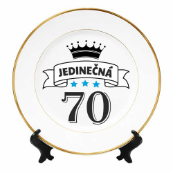 Talíř k 70. narozeninám - 70 let jedinečná