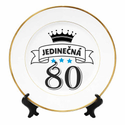 Talíř k 80. narozeninám - 80 let jedinečná
