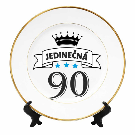 Talíř k 90. narozeninám - 90 let jedinečná