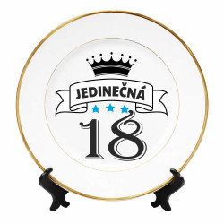 Talíř k 18. narozeninám - 18 let jedinečná