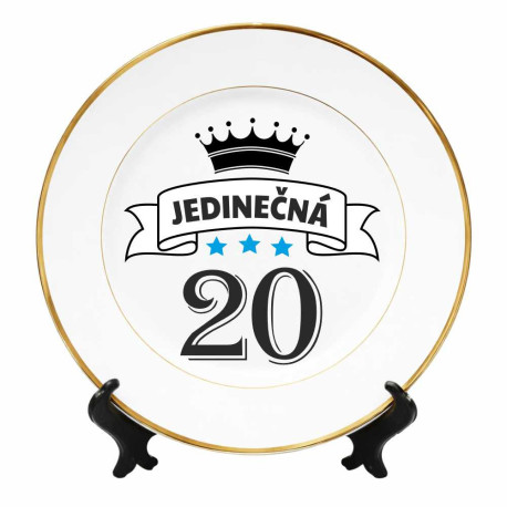 Talíř k 20. narozeninám - 20 let jedinečná