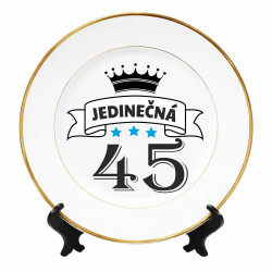 Talíř k 45. narozeninám - 45 let jedinečná