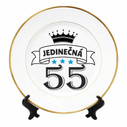 Talíř k 55. narozeninám - 55 let jedinečná