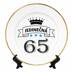 Talíř k 65. narozeninám - 65 let jedinečná