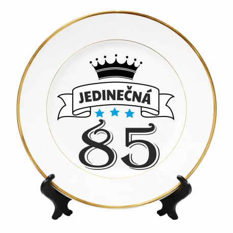 Talíř k 85. narozeninám - 85 let jedinečná
