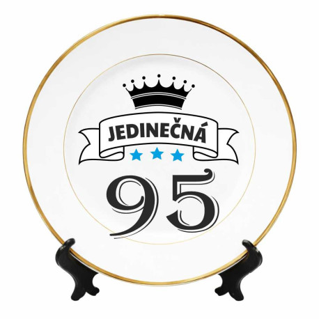 Talíř k 95. narozeninám - 95 let jedinečná