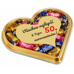 Čokoládové bonbony k 50 narozeninám