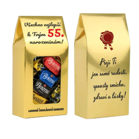 Bonbony - Všechno nejlepší k tvým 55. narozeninám