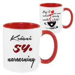 Hrnek - Krásné 54. narozeniny.