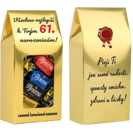 Bonbony - Všechno nejlepší k tvým 61 narozeninám