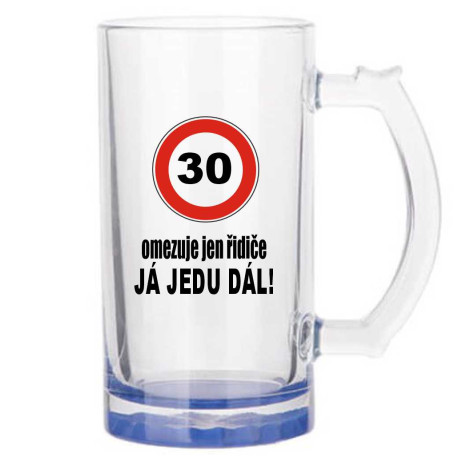 Sklenice na pivo - 30 omezuje jen řidiče. Já jedu dál