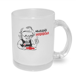 Hrnek Nejlepší Prababička s karikaturou