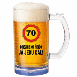 Sklenice na pivo - 70 omezuje jen řidiče. Já jedu dál
