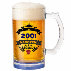 Sklenice na pivo - 2001 narození legendy