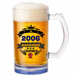Sklenice na pivo - 2006 narození legendy