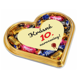 Bonbony v srdci k 10 narozeninám