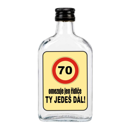 Placatka - 70 omezuje jen řidiče ty jedeš dál