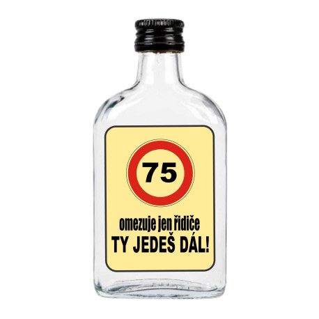 Placatka - 75 omezuje jen řidiče ty jedeš dál