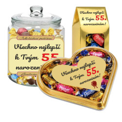 Bonbony - Všechno nejlepší k tvým 55. narozeninám