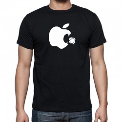 Apple Vs Android - Pánské tričko pro milovníky Apple.