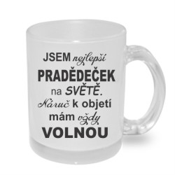 Hrnek Jsem nejlepší pradědeček na světě a náruč k objetí mám vždy volnou.