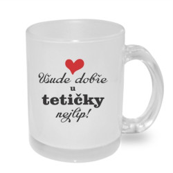 Hrnek Všude dobře u tetičky nejlíp.