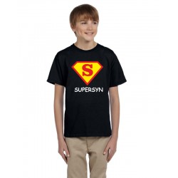 Dárek pro syna, tričko s potiskem supersyn ve znaku supermana