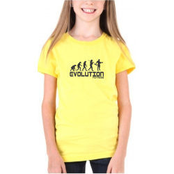 Evoluce fitnessu - Dívčí tričko