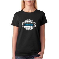 Tričko pro učitelku - Nejlepší učitelka na světě v ornamentu.