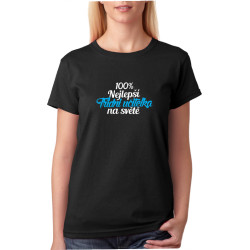 Dámské tričko 100% nejlepší třídní učitelka na světě