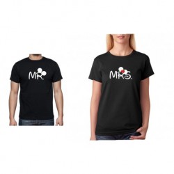 Set partnerských triček Mr. a Mrs. Mickey