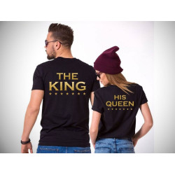 Sada triček The King / His queen