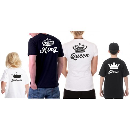Sada triček King / Queen, trička pro páry
