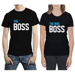 Trička pro páry The Boss / The Real Boss
