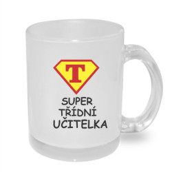 Hrnek Super třídní učitelka ve znaku supermana