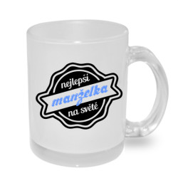Hrnek - nejlepší manželka na světě v ornamentu