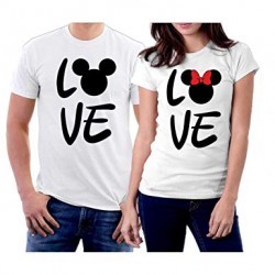 Párové trička - LOVE Mickey
