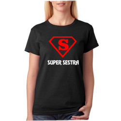 Tričko dámské super sestra jako superman.