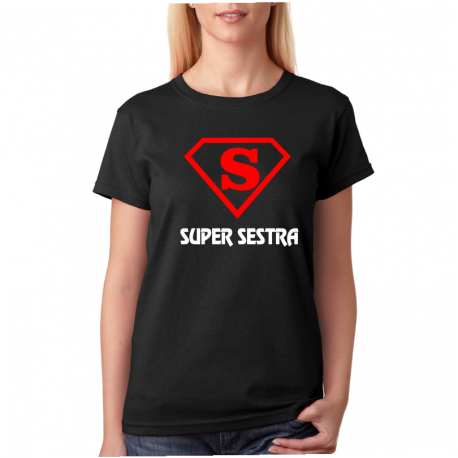 Tričko dámské super sestra jako superman.
