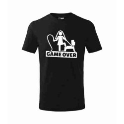 Tričko Game over - rozlučka se svobodou