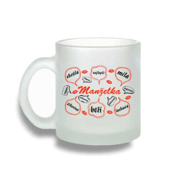 Hrnek - Manželka, skvělá, nejlepší, boží, šikovná, dokonalá.