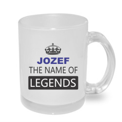 Hrnek Jozef the name of legends, dárek k svátku pro Jozefa.