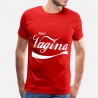 Tričko Enjoy Vagina, pánské tričko na parodii Coca Coly