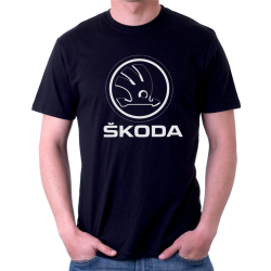 Pánské tričko s potiskem loga automobilu Škoda