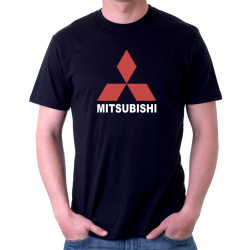 Pánské tričko s potiskem loga automobilu Mitsubishi