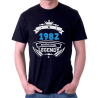 Pánské tričko 1982 narození legendy | Dárek 40 narozeninám