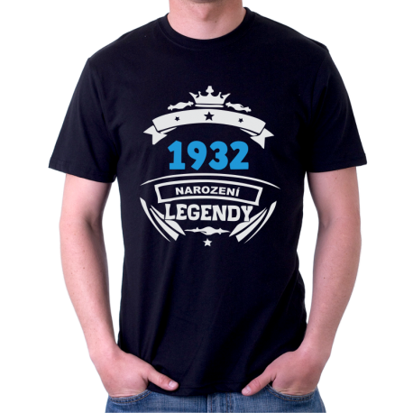 Pánské tričko 1932 narození legendy 