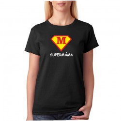 Dámské tričko Super máma ve znaku supermana