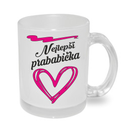 Hrnek Nejlepší prababička v srdci